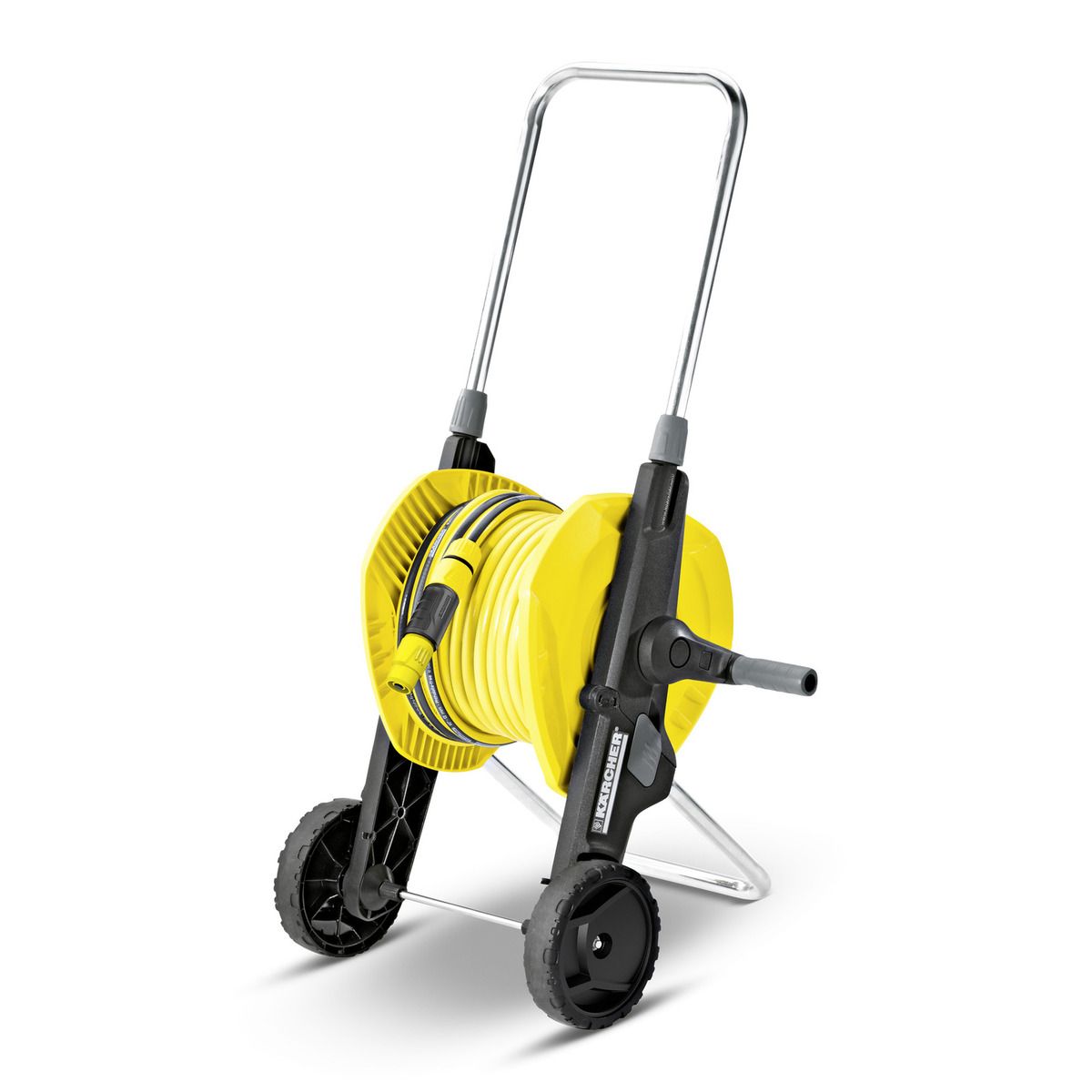Laistīšanas šļaukas ratiņi Karcher HT 3.420 KIT 5/8“; ar laistīšanas šļūteni