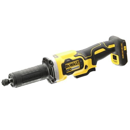 Taisnā slīpmašīna DeWalt DCG426N; 18 V (bez akumulatora un lādētāja)