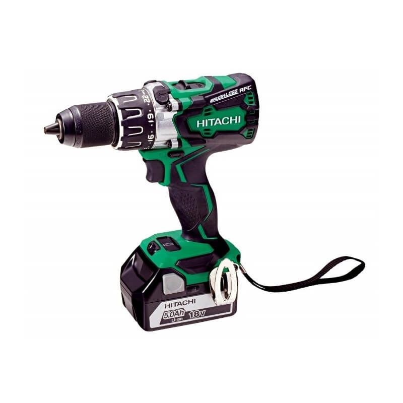 Urbjmašīna-skrūvgriezis Hitachi DS18DBL2-RJ; 18 V; 2x5,0 Ah akum.