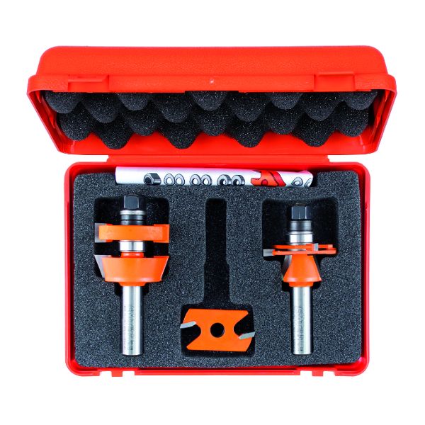 Frēžu komplekts CMT adjustable shaker; 1/2'' (12,7 mm); 3 daļu