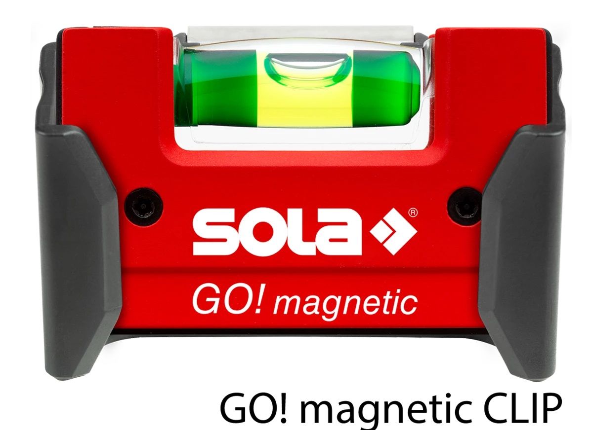 Magnētisks līmeņrādis Sola GO! magnetic CLIP