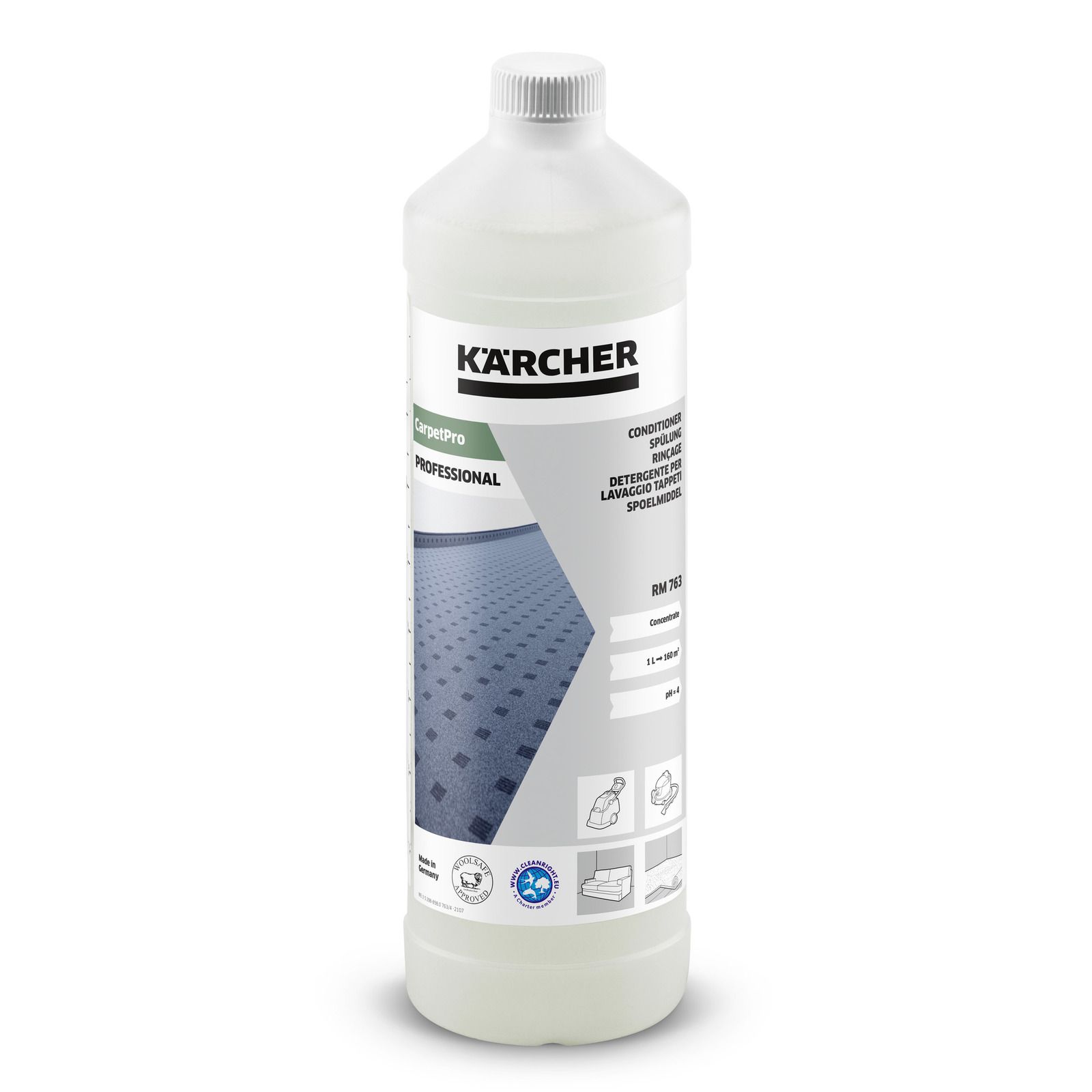 Paklāju tīrīšanas līdzeklis Karcher RM 763; 1 l