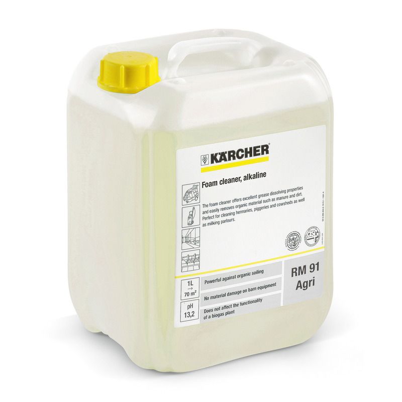 Sārmains tīrīšanas līdzklis Karcher RM 91 Agri; 10 l