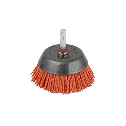 Apaļa neilona birste Wolfcraft; 65 mm; HEX 1/4'' raupjš