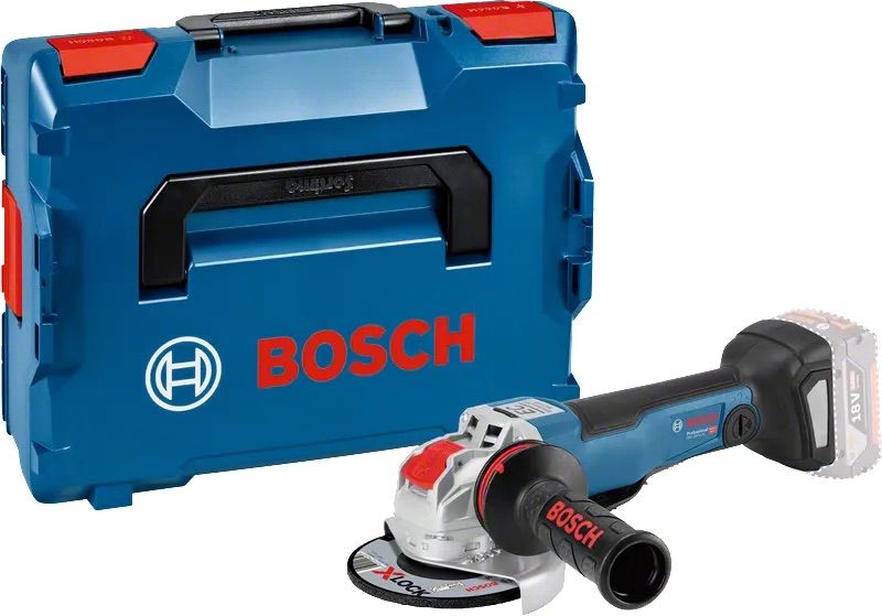 Leņķa slīpmašīna Bosch GWX 18V-10 PC SOLO X-Lock; 18 V (bez akumulatora un lādētāja)