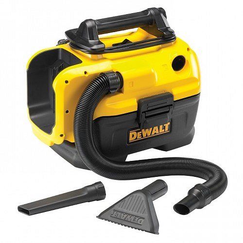 Sausās un mitrās tīrīšanas putekļsūcējs DeWalt DCV584L (bez akumulatora un lādētāja)