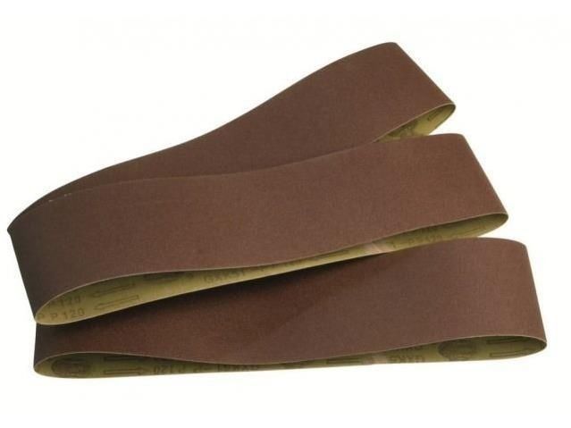 Slīpēšanas lente Scheppach; 25x762 mm; P60/P100/P180; 5 gab.