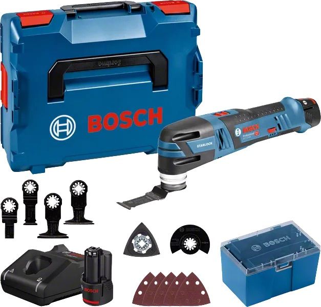 Daudzfunkciju instruments Bosch GOP 12V-28; 12 V; 2x3,0 Ah akum.