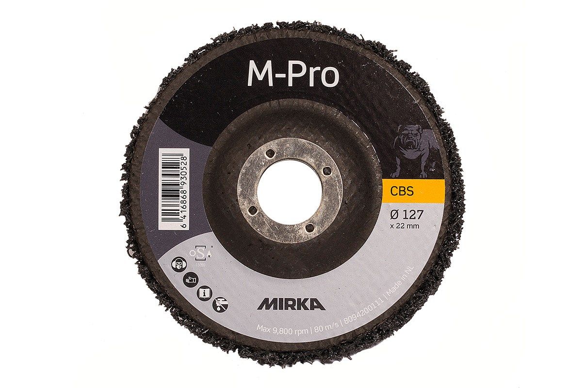 Filca disks tīrīšanai Mirka CBS FV DISC; Ø127 mm; 1 gab.