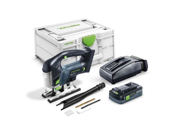 Figūrzāģis ar akumulatoru Festool PSBC 420 HPC 4,0 EBI-Plus CARVEX; 18 V; 1x4,0 Ah akum.