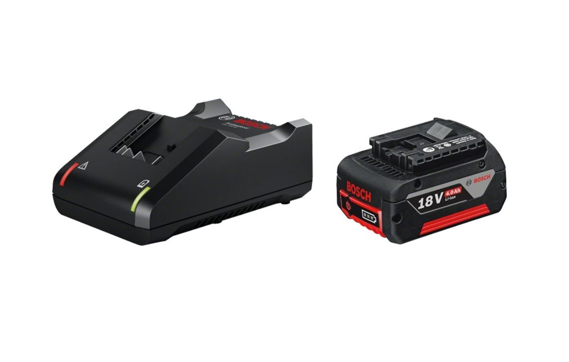 Akumulators Bosch GBA 18 V; 4,0 Ah; Li-ion + lādētājs GAL 18V-40