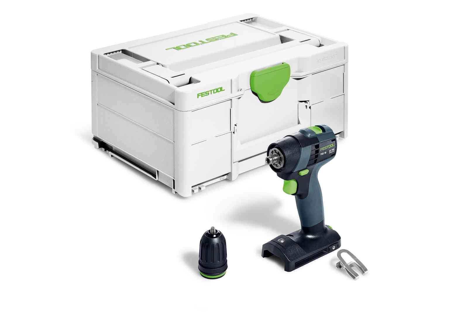 Urbjmašīna-skrūvgriezis Festool TXS 18-Basic 18 V; (bez akumulatora un lādētāja)