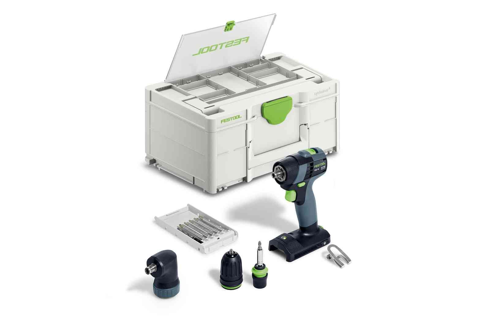 Akumulatora triecienskrūvgriezis Festool TXS 18-Basic-Set;  18 V; (bez akumulatora un lādētāja)