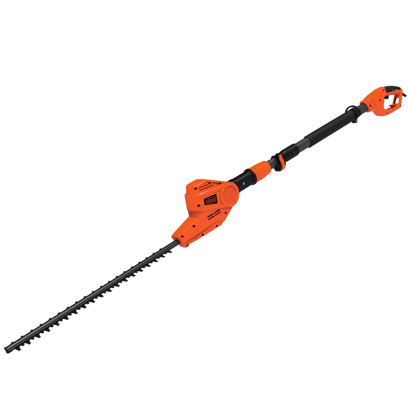 Teleskopiskas dzīvžoga šķēres Black & Decker PH5551-QS; 550 W; 51 cm garuma; elektriskās