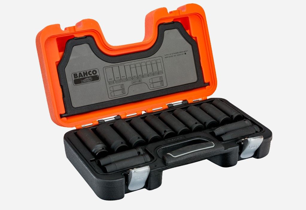 Uzgriežņu galviņu komplekts Bahco DD/S14; 1/2''; 14 gab.