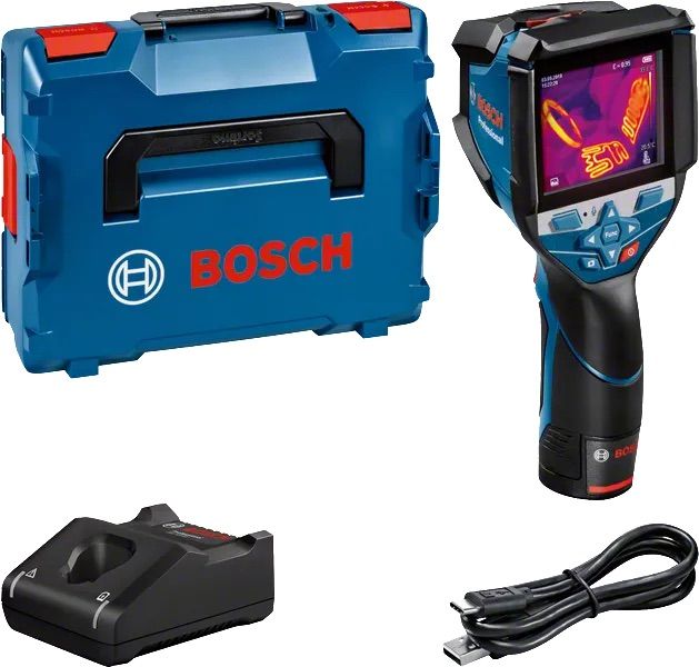 Infrasarkanais termometrs Bosch GTC 600 C; 12 V; 1x2,0 Ah akum.