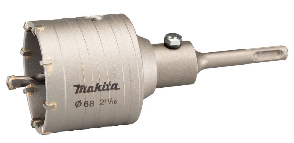 Kroņurbis ar kātu un centrēšanas urbi Makita D-74011; 68 mm; SDS-plus