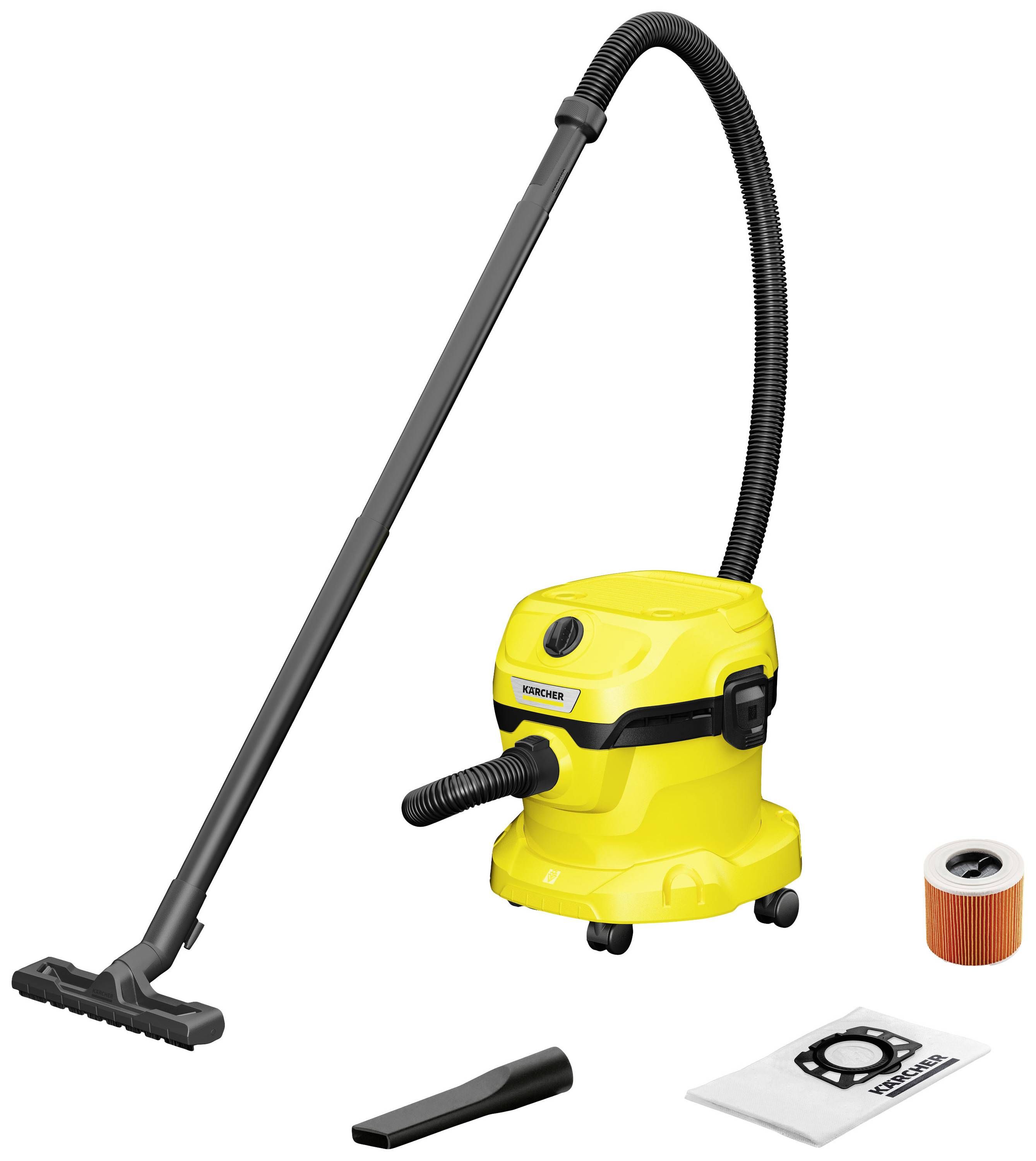 Sausās un mitrās tīrīšanas putekļsūcējs Karcher WD 2 Plus V-12/4/18/C
