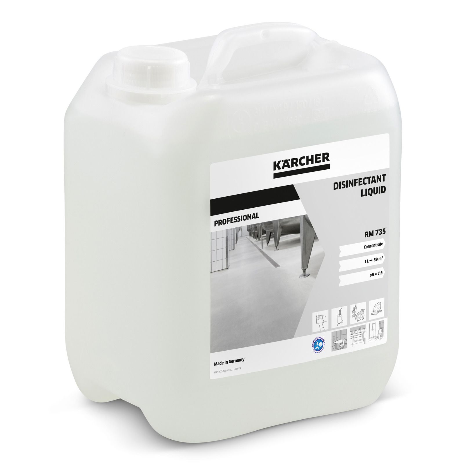 Dezinfekcijas šķidrums Karcher RM 735; 5 l