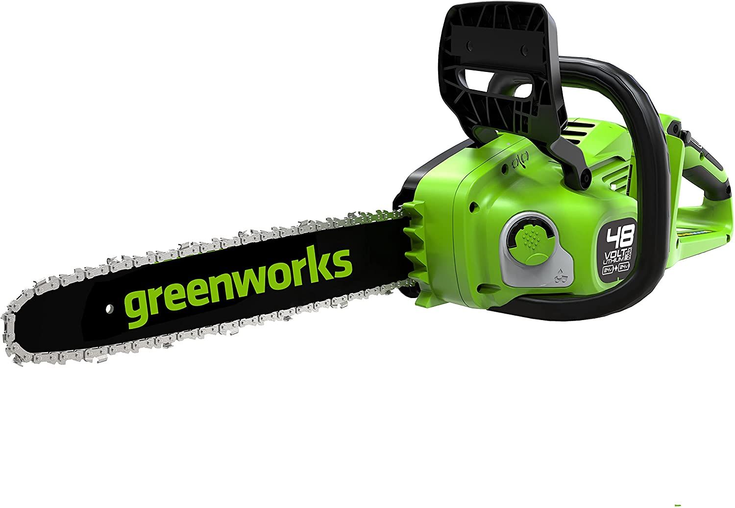 Ķēdes zāģis Greenworks GD24X2CS36; 2x24 V; 36 cm sliede (bez akumulatora un...