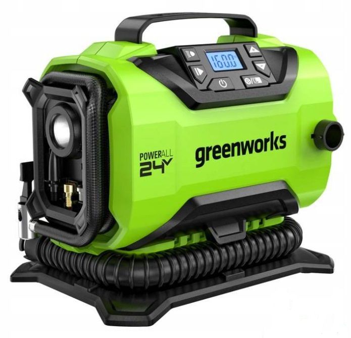 Akumulatora gaisa kompresors Greenworks G24IN; 24 V (bez akumulatora un lādētāja)