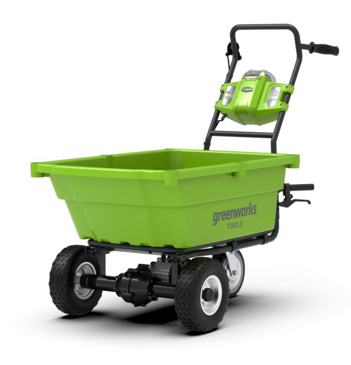 Ķerra Greenworks G40GC; 40 V (bez akumulatora un lādētāja)