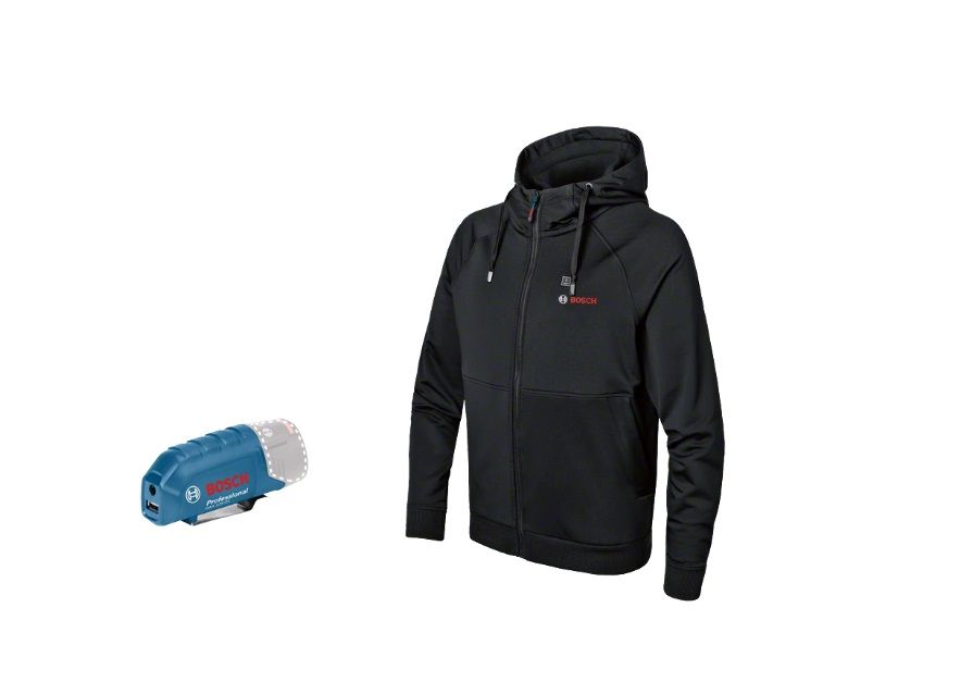 Džemperis Bosch GHH 12; L; 18 V + usb adapteris GAA 12V-21 (bez akumulatora un lādētāja)