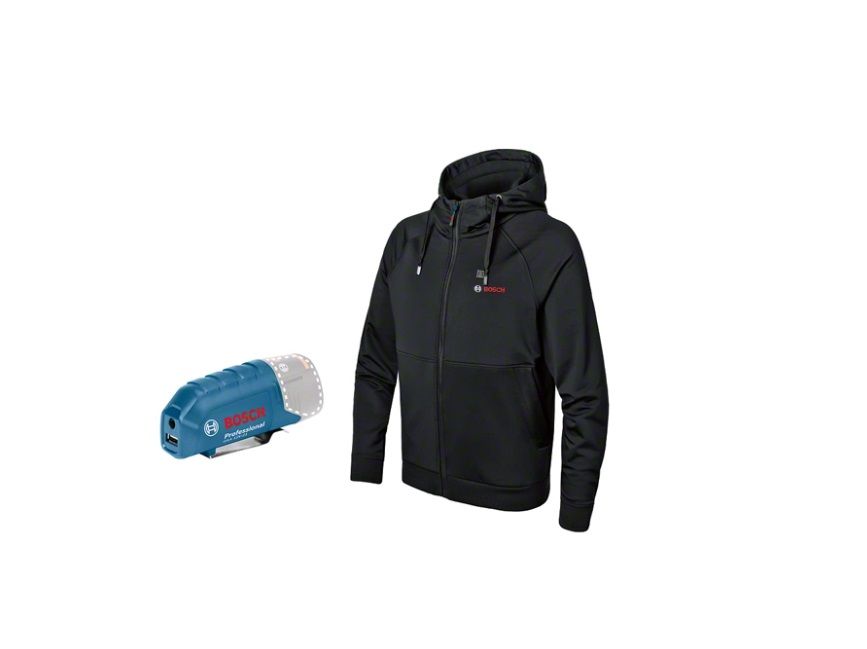 Džemperis Bosch GHH 12; M; 18 V + usb adapteris GAA 12V-21 (bez akumulatora un lādētāja)