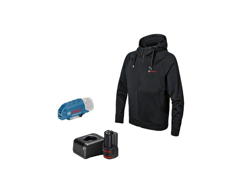 Džemperis Bosch GHH 12; XL; 18 V; 1x2,0 Ah + usb adapteris GAA 12V-21