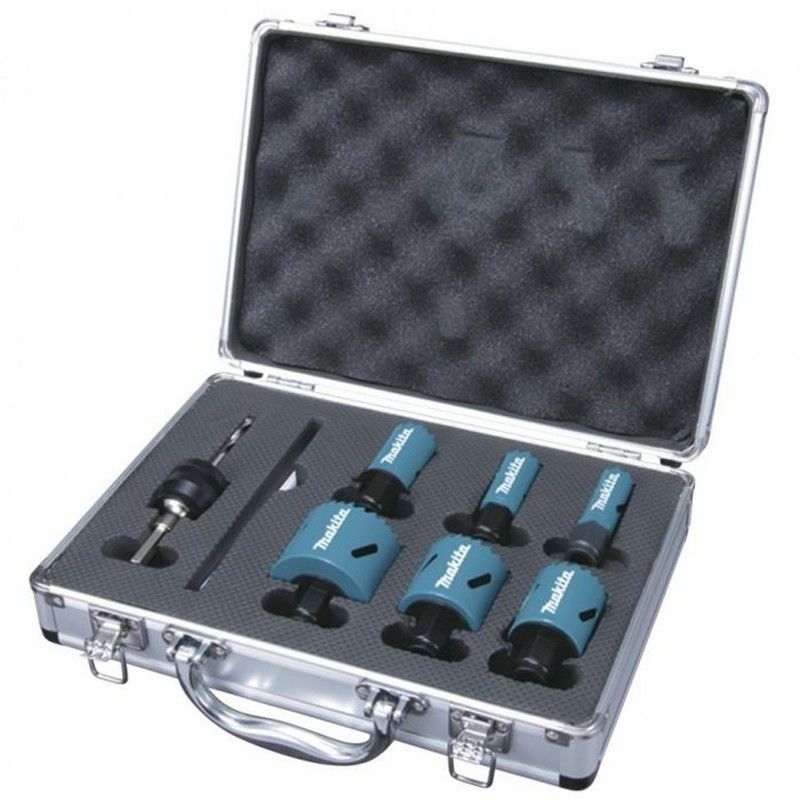 Kroņurbju komplekts Makita E-12304; 19-57 mm; 8 gab.