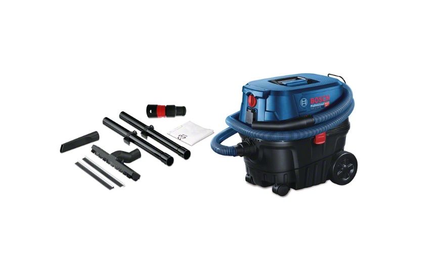 Sausās un mitrās tīrīšanas putekļsūcējs Bosch GAS 12-25 PL Professional; 1250 W