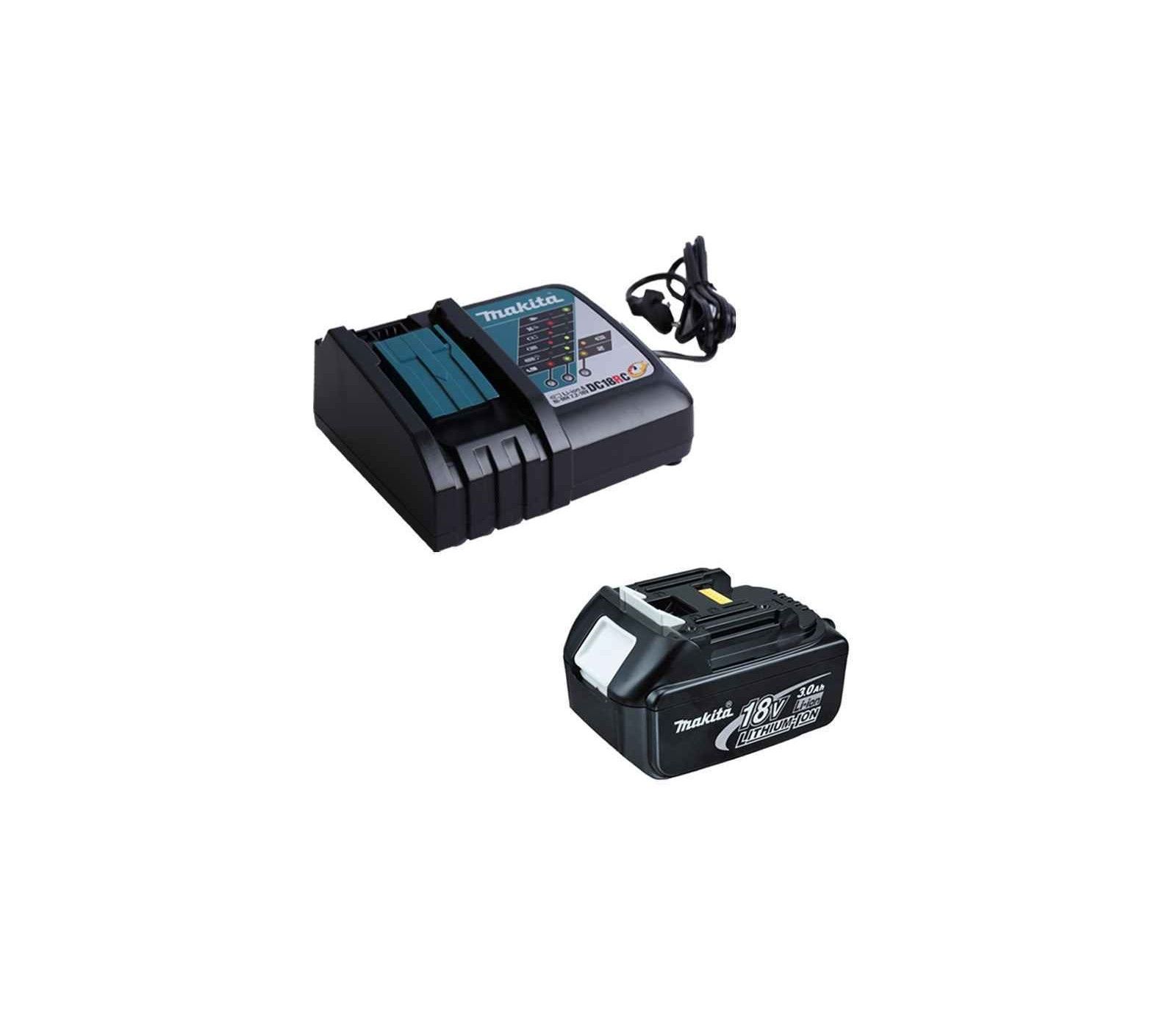 Akumulators Makita BL1830B; 18 V; 1x3,0 Ah + lādētājs DC18RC