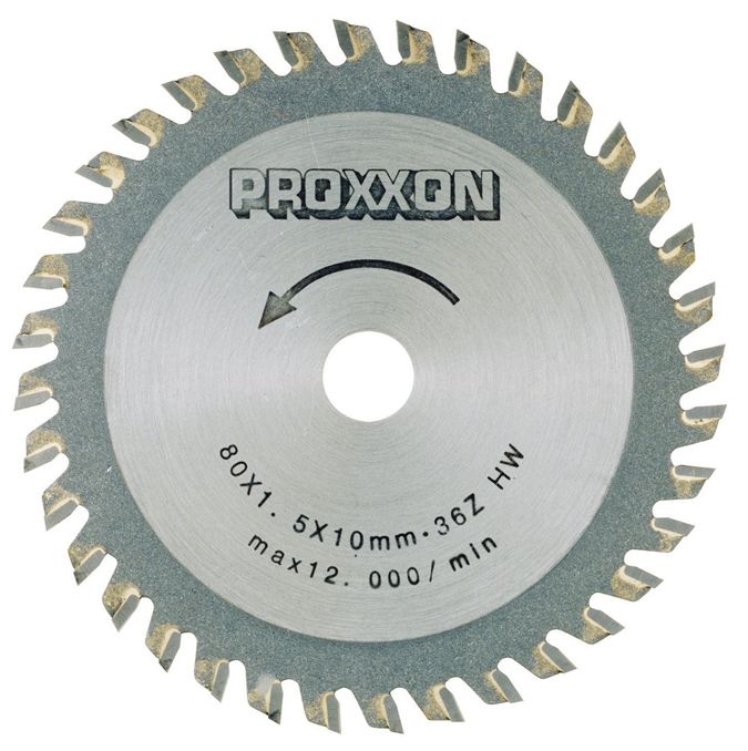 Griešanas disks Proxxon; 80x1,6x10,0 mm; Z36