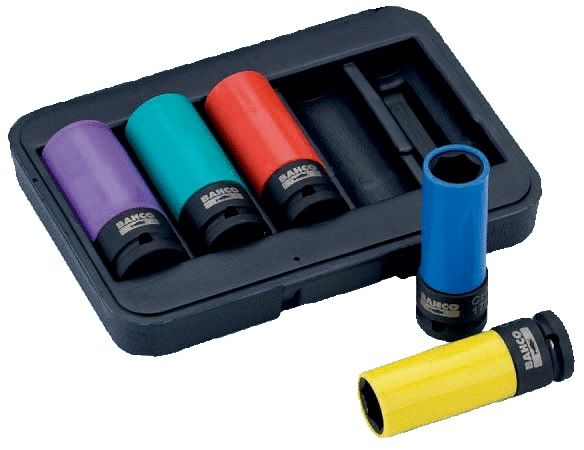 Uzgaļu komplekts Bahco BWSS12P5; 1/2''; 5 gab.