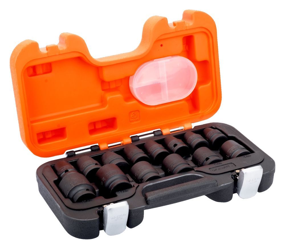 Uzgriežņu galviņu komplekts Bahco D/S14; 1/2''; 14 gab.