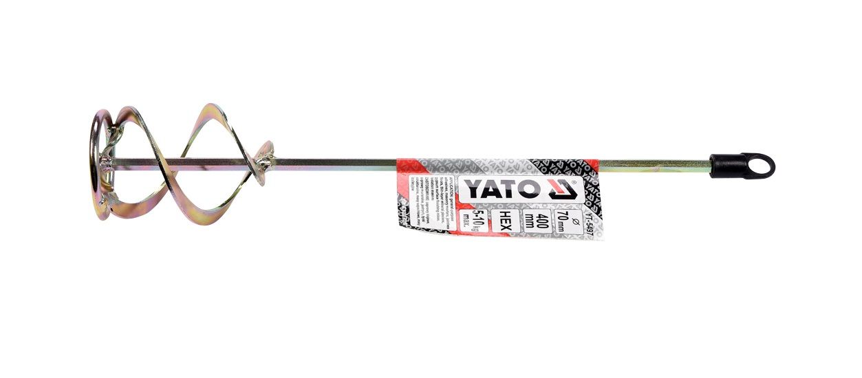Spirālveida maisītājs Yato YT-5497; Hex; 70x400 mm