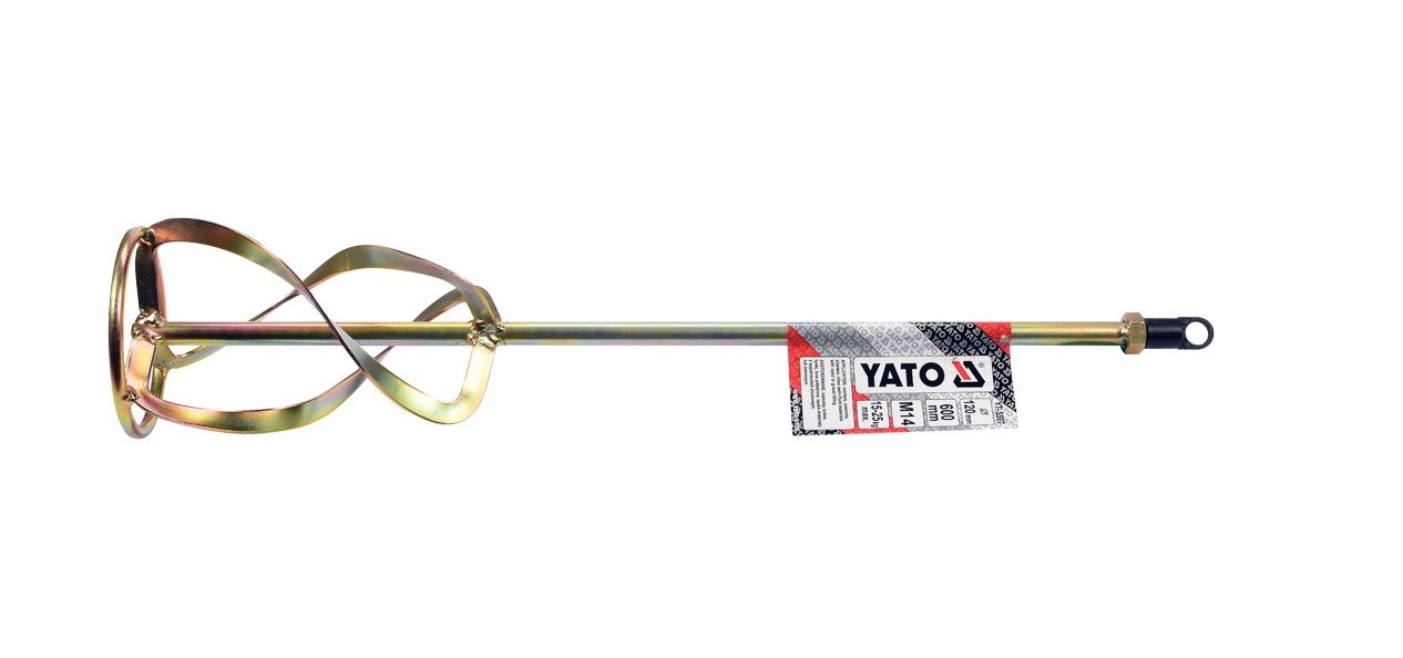 Spirālveida maisītājs Yato YT-5507; M14; 120x600 mm