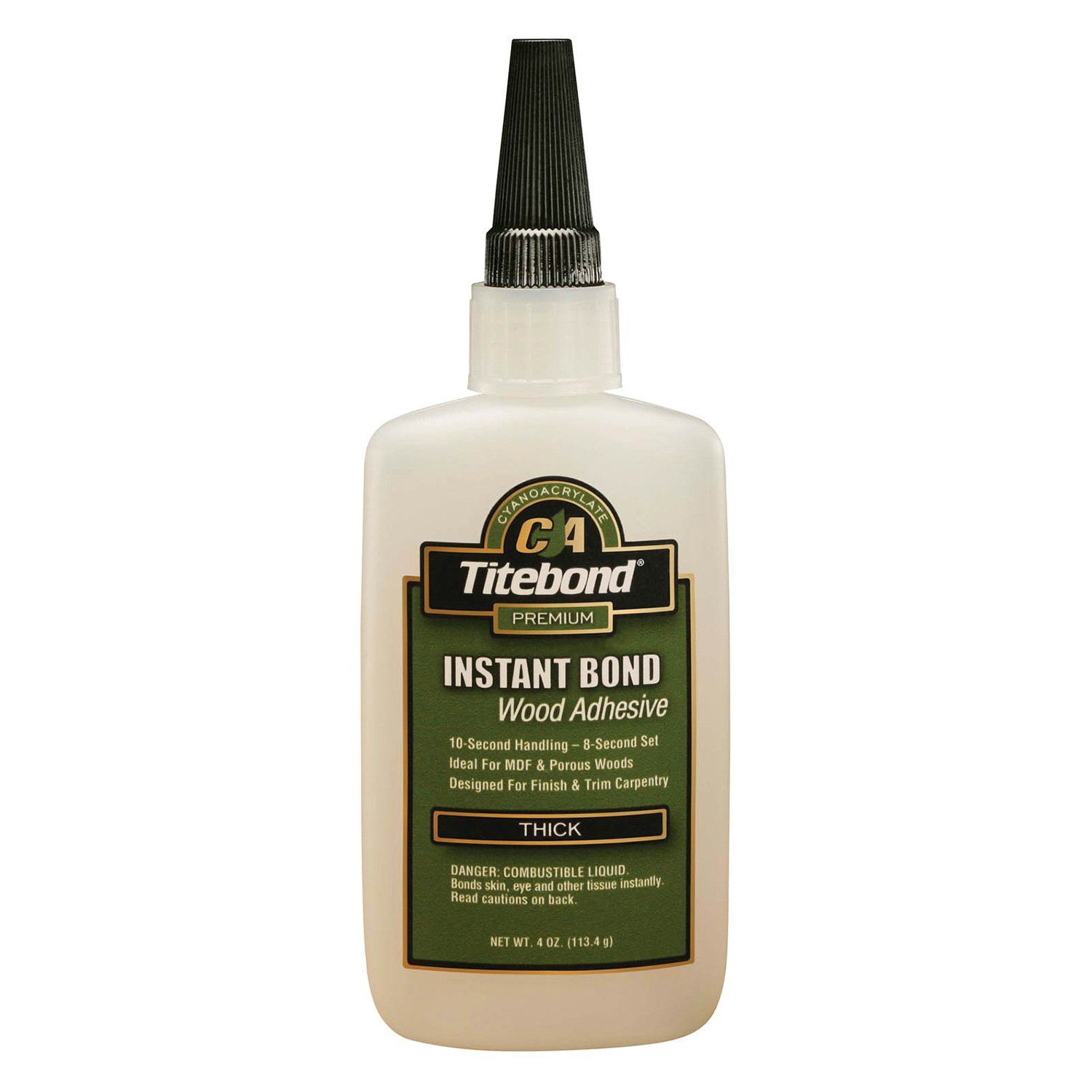 Universāla momentlīme Titebond Instant Bond Thick; 118 ml; viskozs