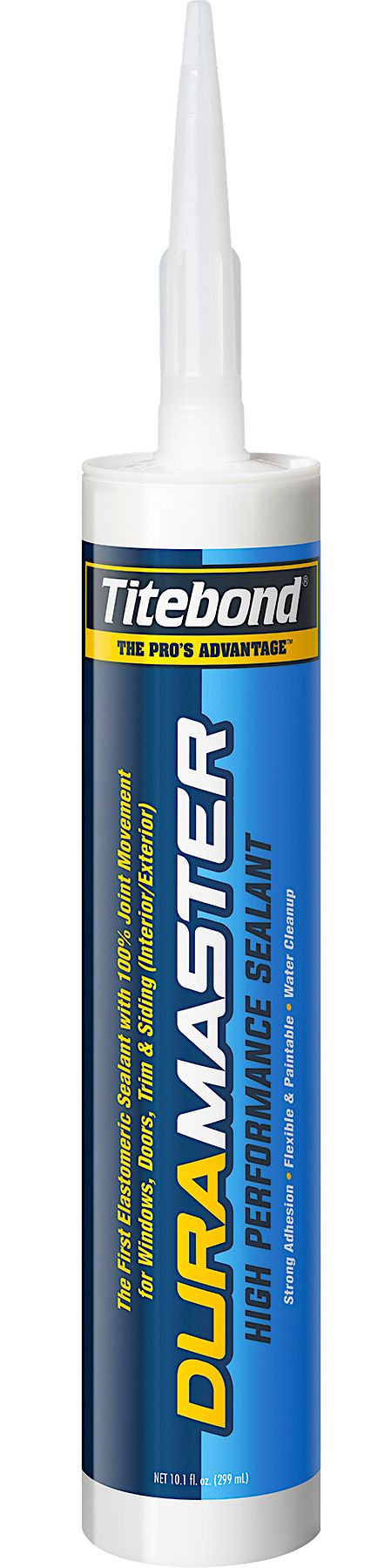 Sealants iekštelpu un āra darbiem Titebond DuraMaster White; 300 ml; balts