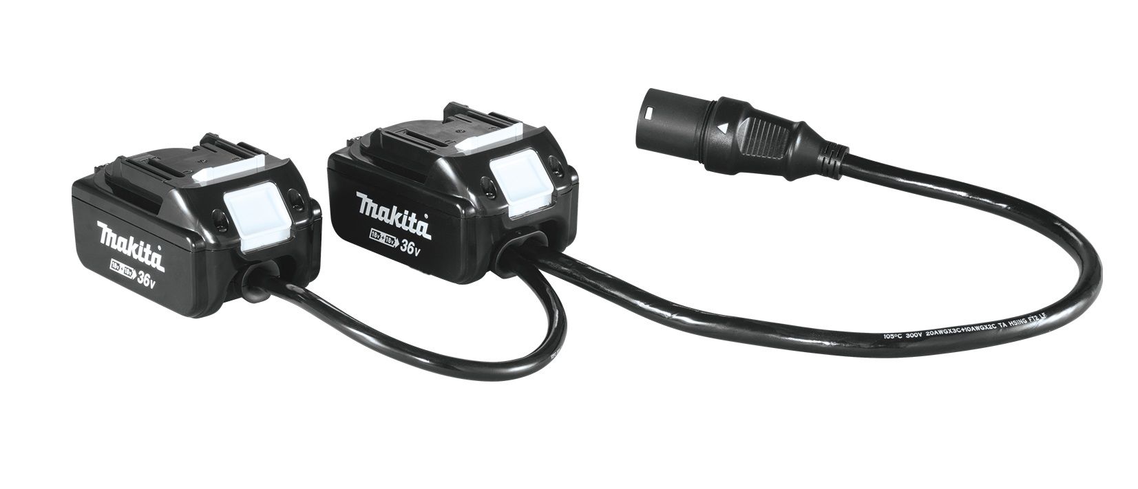 Akumulatoru adapteris Makita 191J51-5; 2x18 V