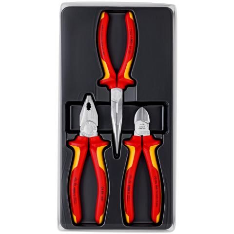 Elektriķa knaibļu komplekts Knipex 002012; 3 gab.