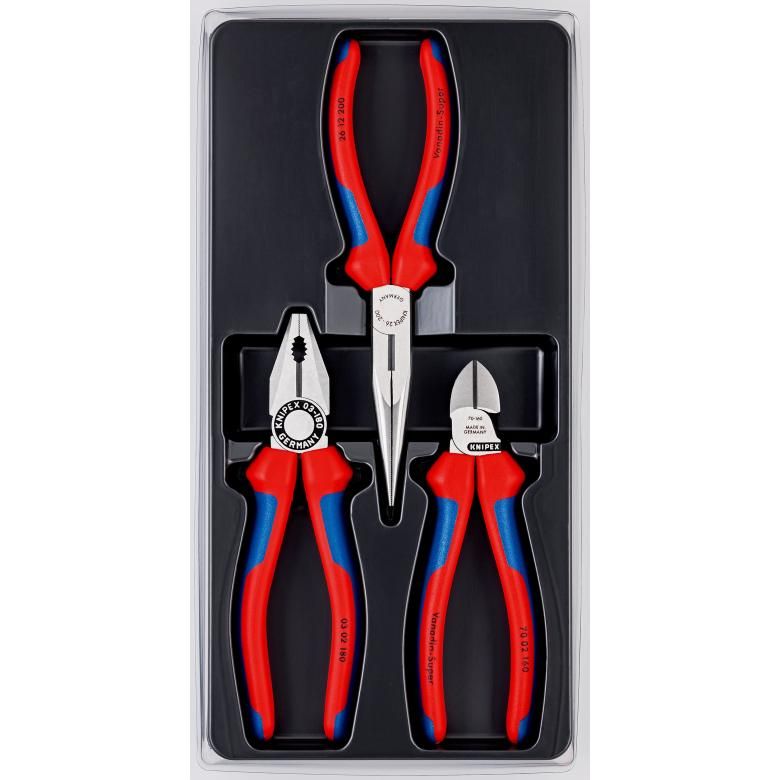 Knaibļu komplekts Knipex 002011; 3 gab.