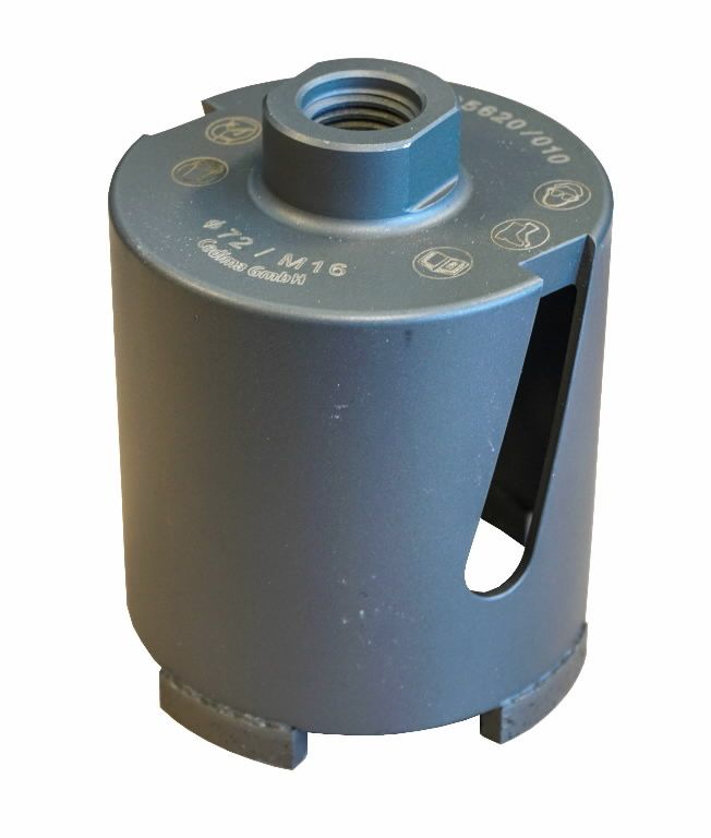 Ligzdām paredzētais dimanta kroņurbis Cedima DS-72 M16 UL; 72 mm
