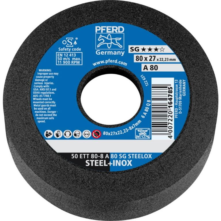Bļodiņas riteņi Pferd SG Steelox; 80x27 mm; A80