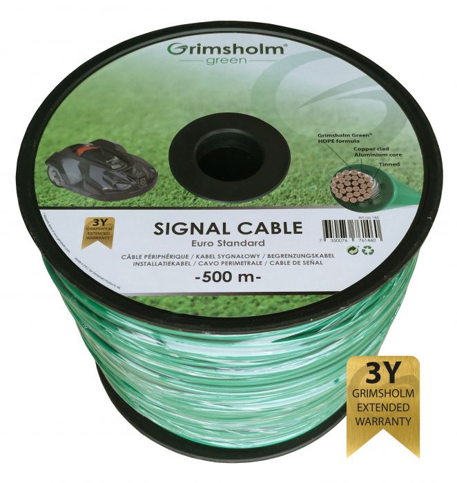 Vads perimetra iezīmēšanai (zāles pļāvējiem-robotiem) Grimsholm Euro Standard; 2,7 mm x 500 m