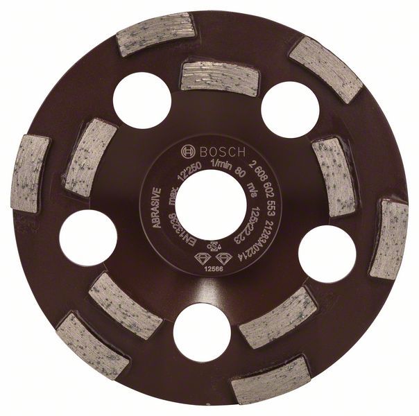 Dimanta slīpēšanas disks Bosch EXPERT FOR ABRASIVE; 125 mm