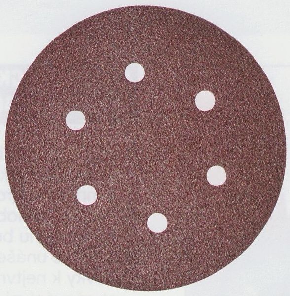 Smilšpapīra diski Velcro Backed 150 mm; K40; 10 gab.