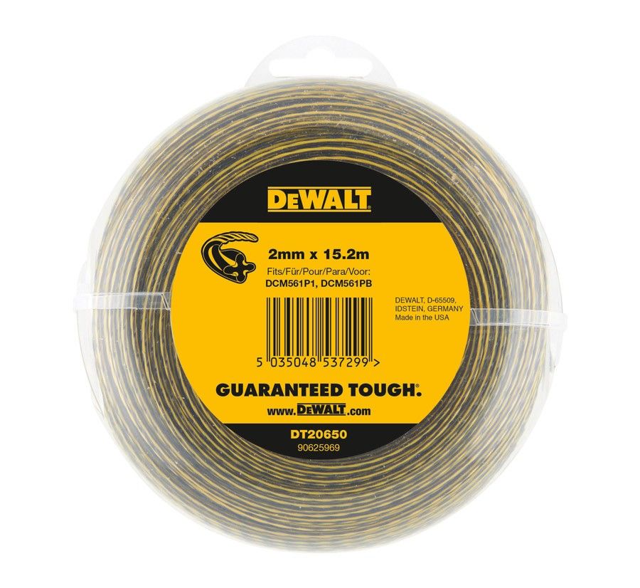 Aukla trimmerim DeWalt DT20651-QZ; 2 mm x 68,6 m