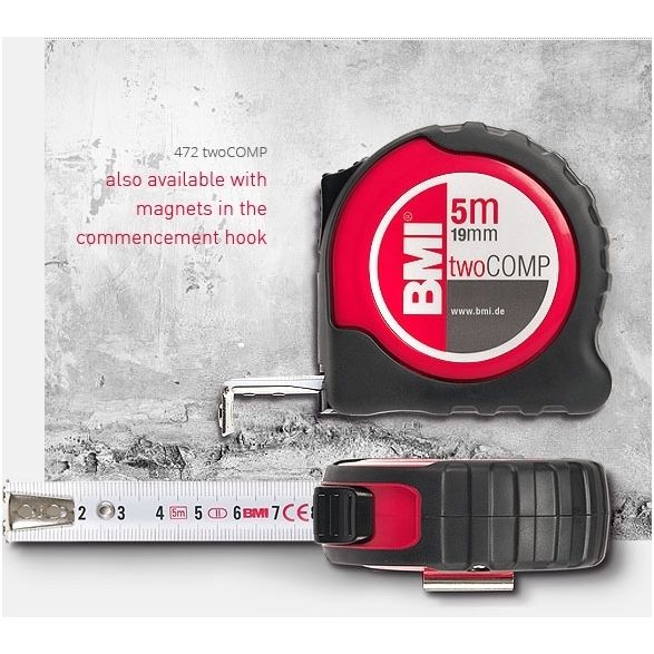 Mērlente BMI twoCOMP B472041021; 10 m