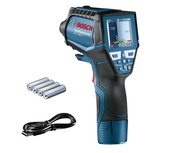 Digitālais termovizors - mitruma mērītājs Bosch GIS 1000 C Prof
